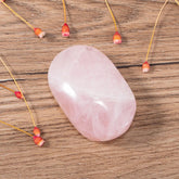 Rose Quartz Palm Stone