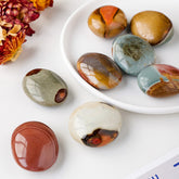 Polychrome Jasper Palm Stone