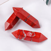 Natural Red Jasper Bullet Pendants