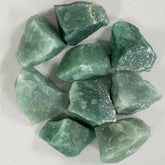 Raw Green Aventurine Stones