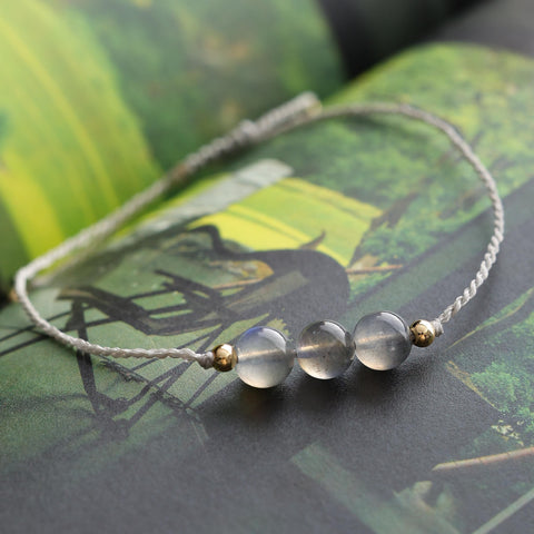 Grey Moonstone Bracelets