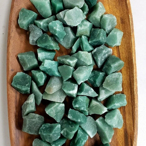 Raw Green Aventurine Stones