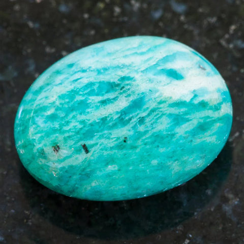 Polished Amazonite Palm Stone