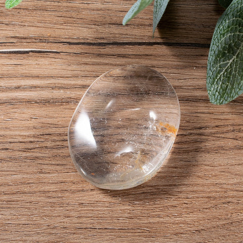 Clear Quartz Palm Stone