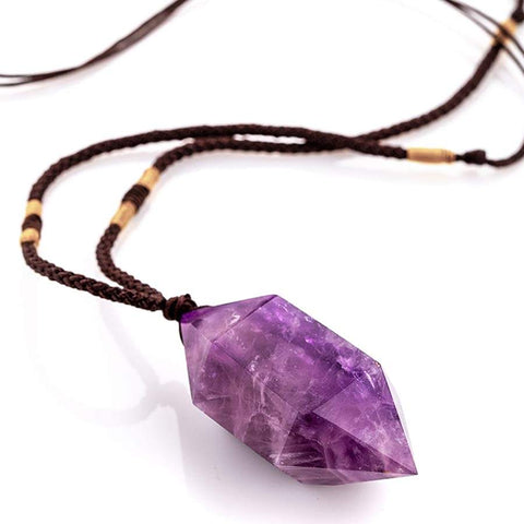 Amethyst Crystal Necklace