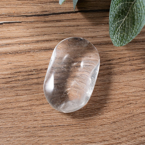 Clear Quartz Palm Stone