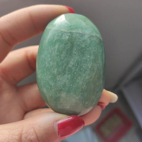 Green Aventurine Palm Stone