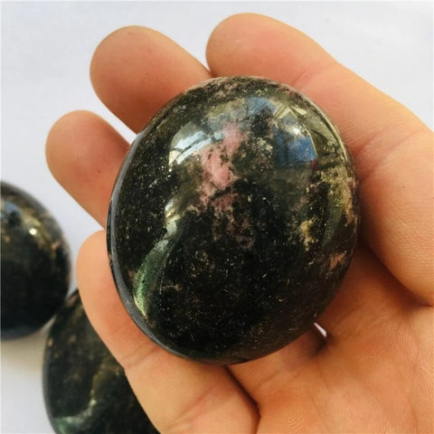 Black Tourmaline Palm Stone