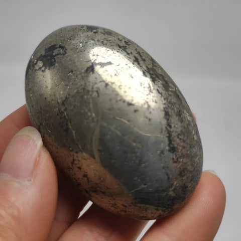 Pyrite Palm Stone