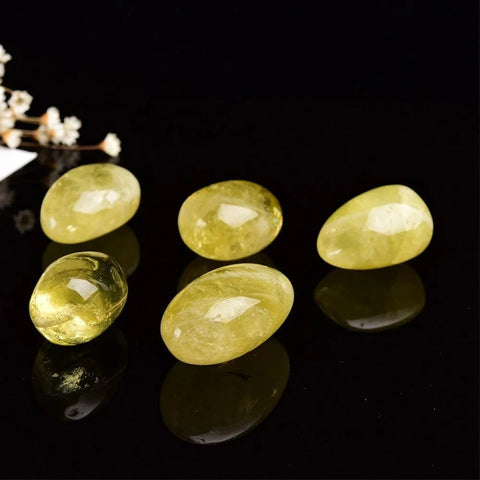 Polished Citrine Crystal Gemstone