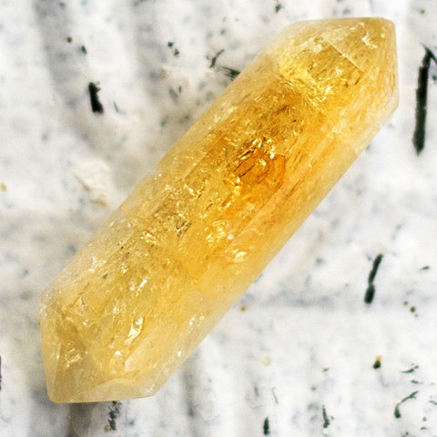 Polished Citrine Double Terminated Point