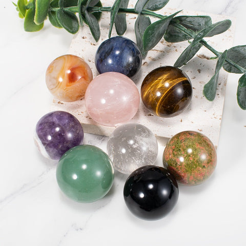 Crystal Sphere Set