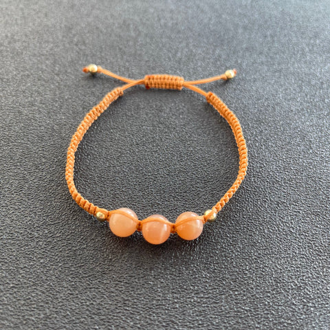 Peach Moonstone Bracetlet