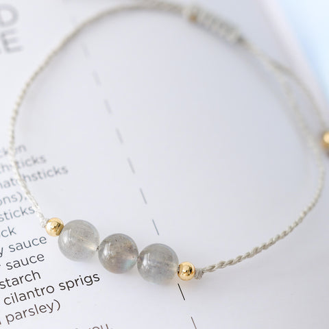 Grey Moonstone Bracelets