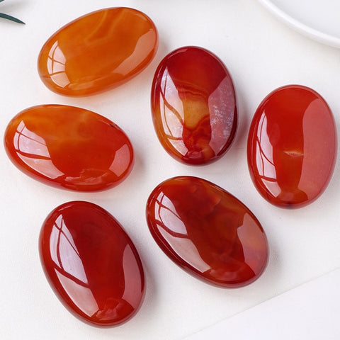 Carnelian Tumbel Stone