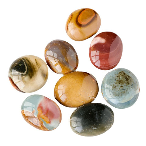 Polychrome Jasper Palm Stone