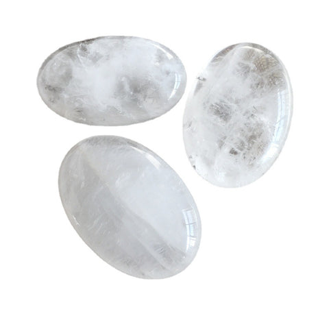 Clear Quartz Palm Stone