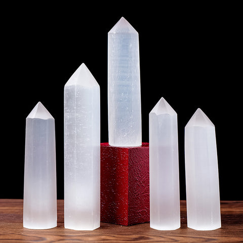 Morocco Selenite Hexagonal Column