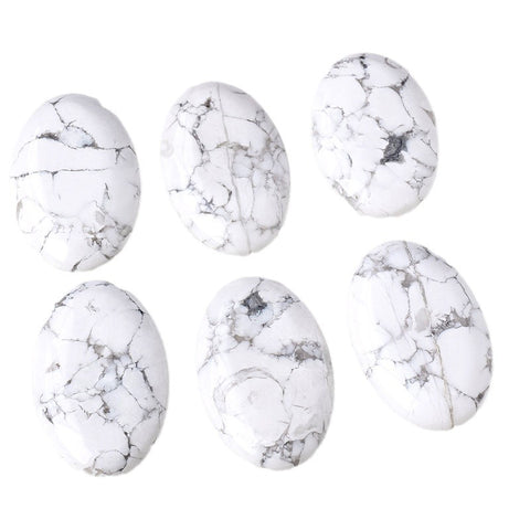 White Howlite Palm Stone