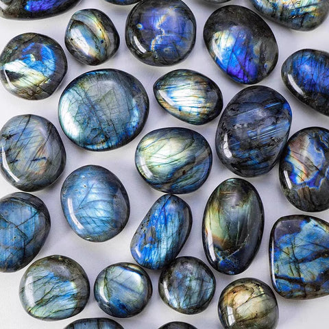 Labradorite Palm Stone Crystal