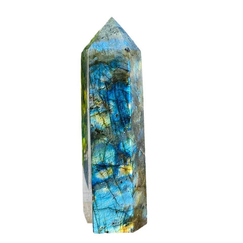 Natural Labradorite Crystal Tower