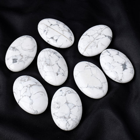 White Howlite Palm Stone