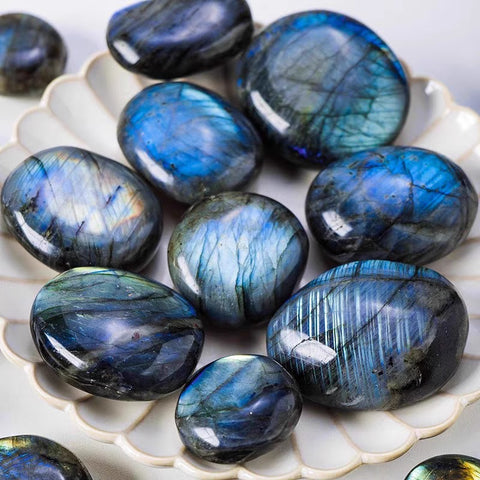 Labradorite Palm Stone Crystal