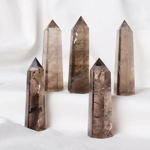 Smoky Quartz Crystal Tower