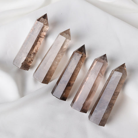 Smoky Quartz Crystal Tower