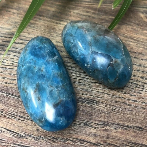 Blue Apatite Palm Stone