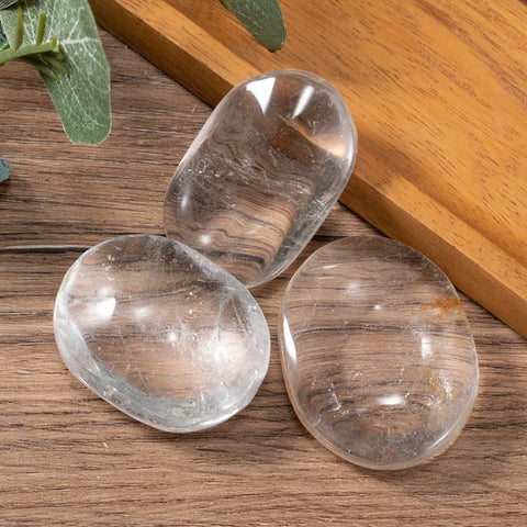 Clear Quartz Palm Stone