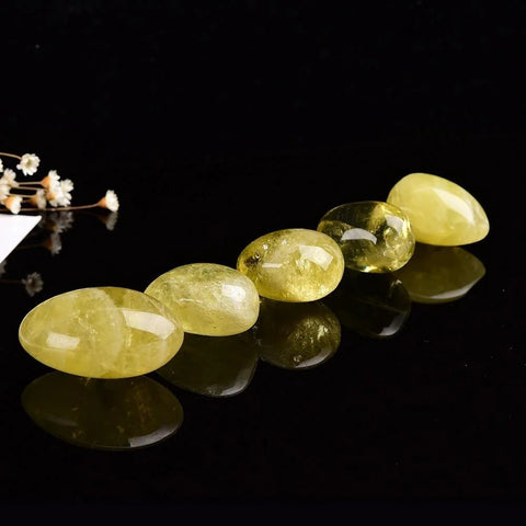 Polished Citrine Crystal Gemstone