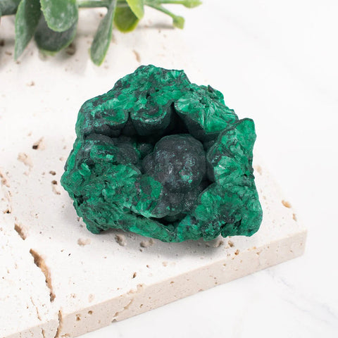 Raw Green Malachite Stones