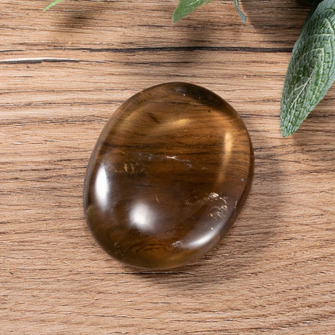 Smoky Quartz Palm Stone