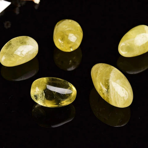 Polished Citrine Crystal Gemstone