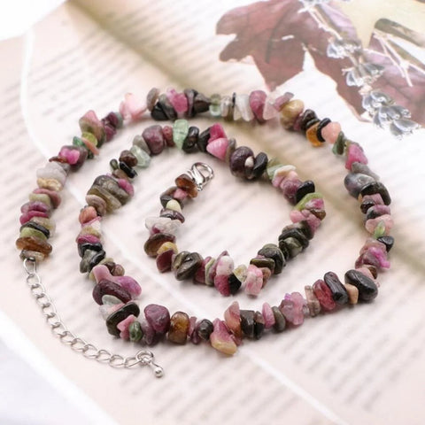 Crystal Adventure Beaded Choker Necklace