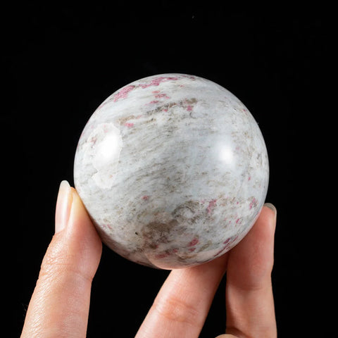 Pink Tourmaline Crystal Sphere