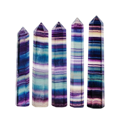 Fluorite Healing Crystal Tower